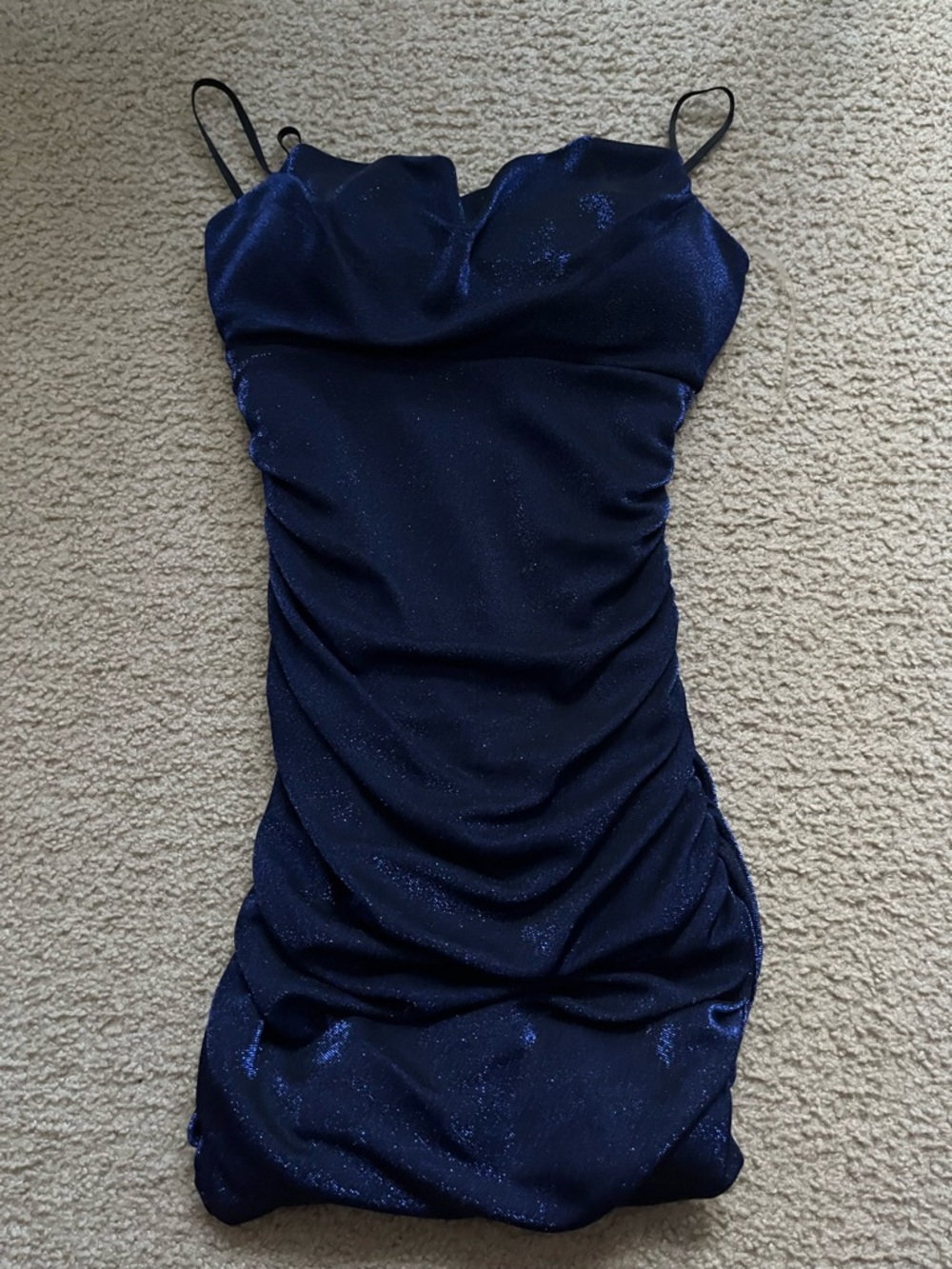 Blue homecoming dress